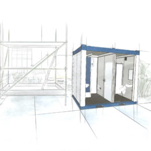 Duschcontainer mieten - mobile duschen mieten