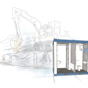 Sanitärcontainer NRW - toilettenwagen mieten