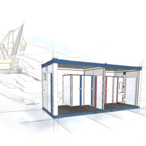 Sanitärcontainer mieten - container mieten nrw