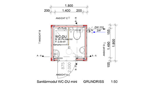 mobile umkleidekabinen